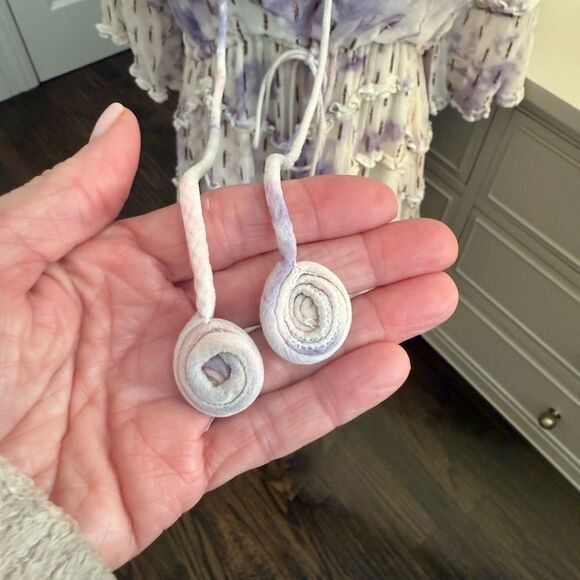 HEMANT & NANDITA Mini Purple Ruffle Dress
Size Medium-C9 - Picture 7 of 9